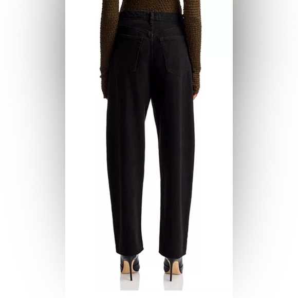 FRAME Low Slung Barrel Jeans in Black SOLD OUT Size 29 NWT $278 - Picture 4 of 10